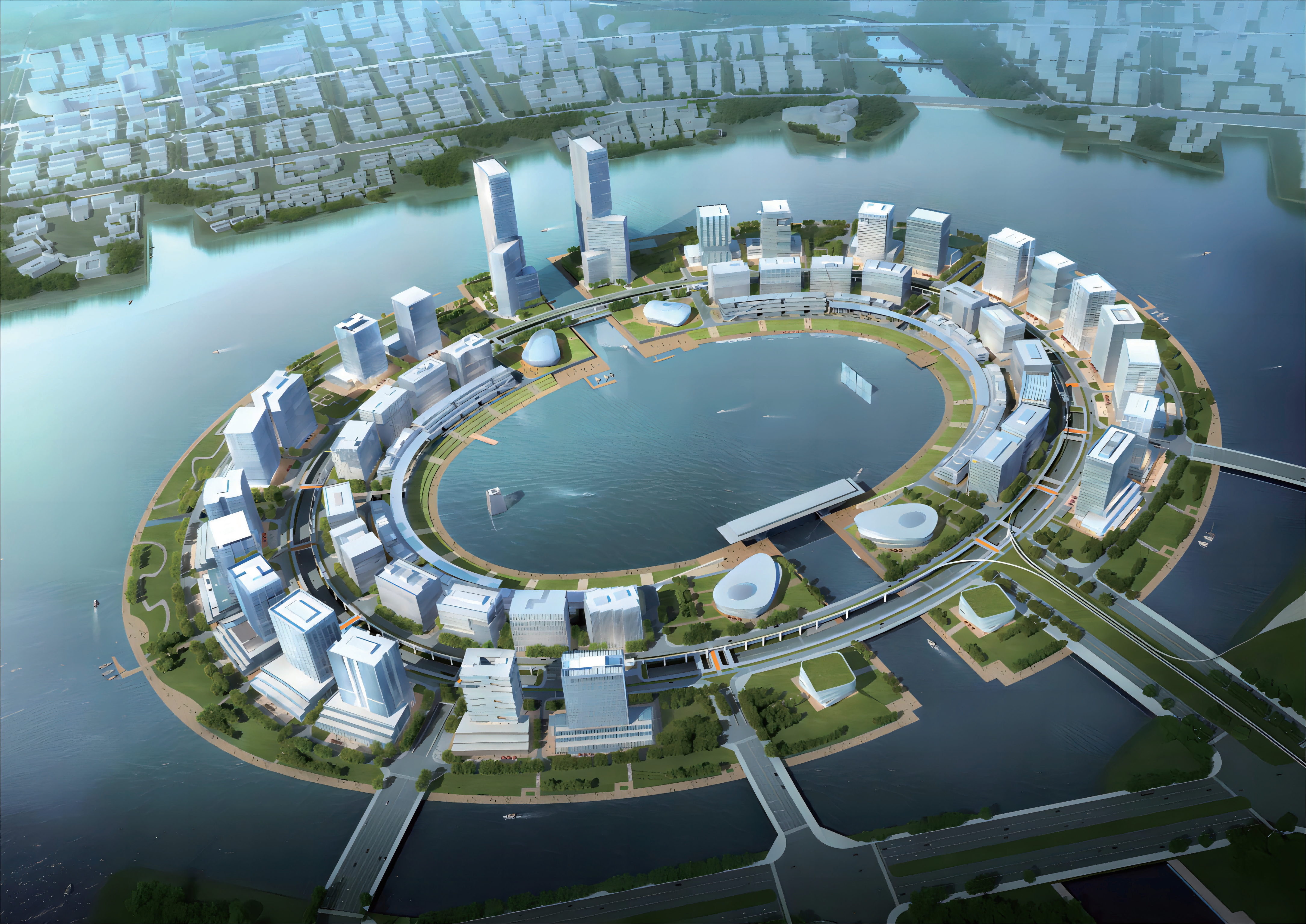 郑东新区龙湖金融岛智慧城市项目